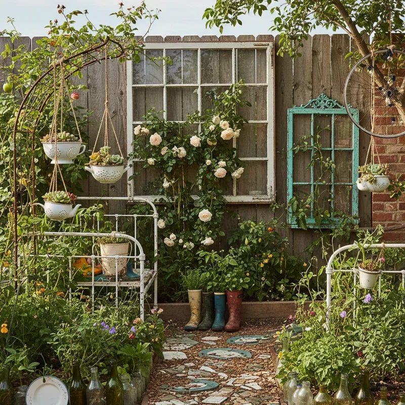 Junk Upcycled Garden Ideas