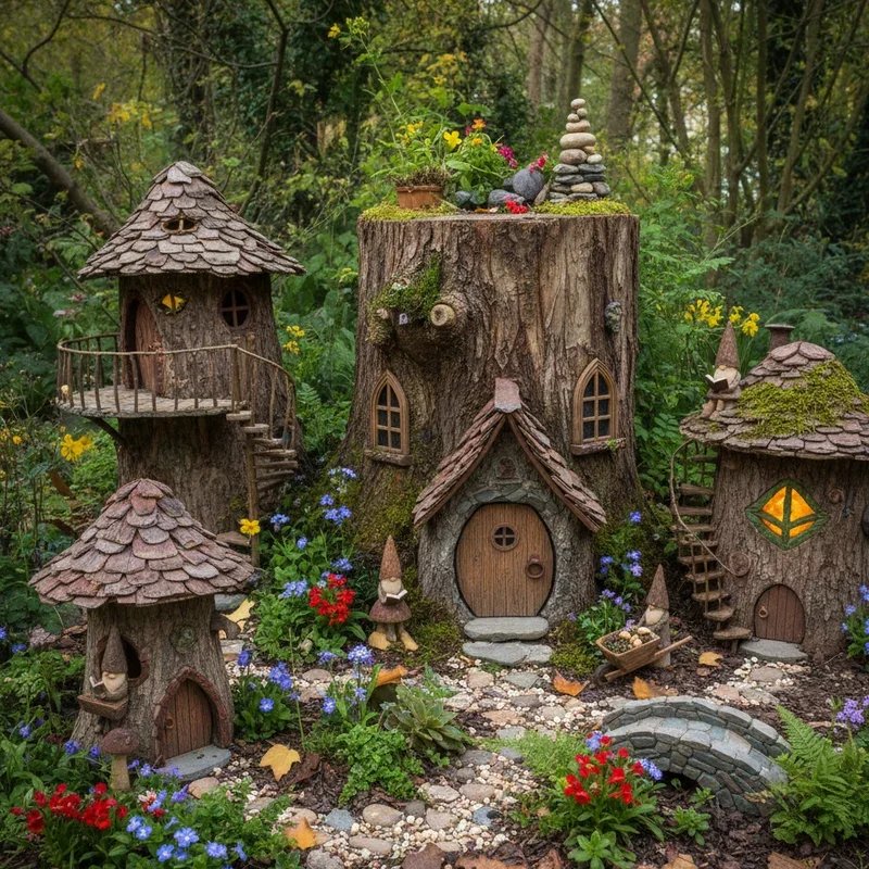 Stump Garden Ideas