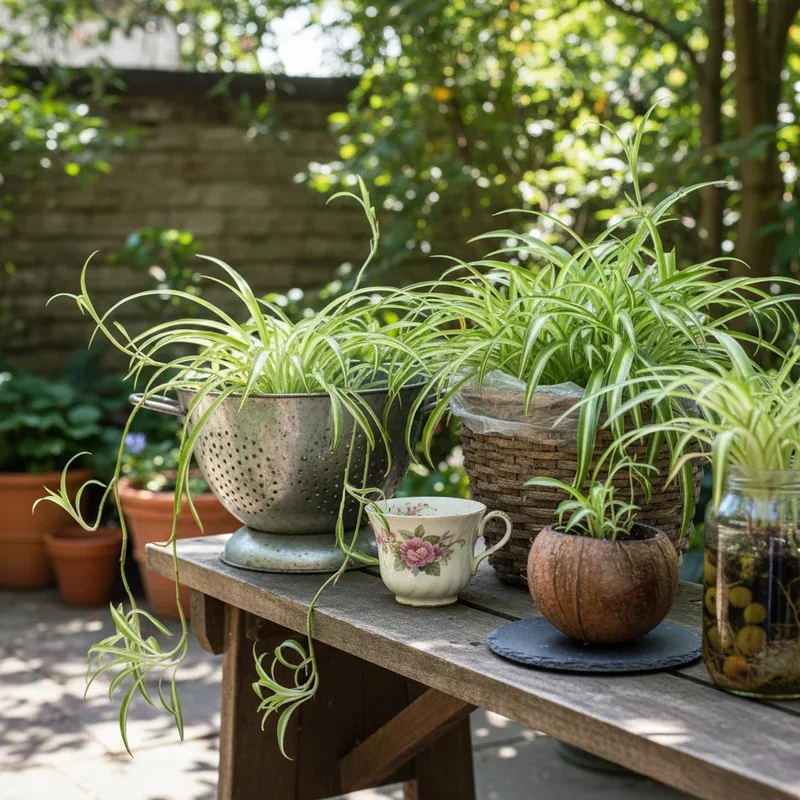 Spider Plant Pot Ideas