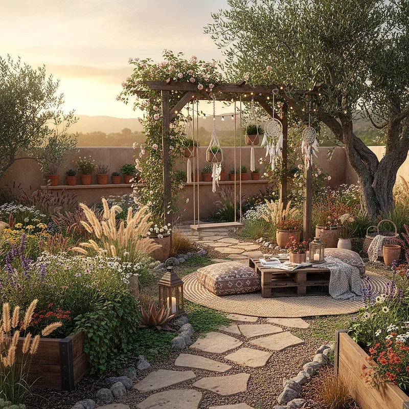 15 Boho Garden Ideas to Create a Relaxed Outdoor Retreat