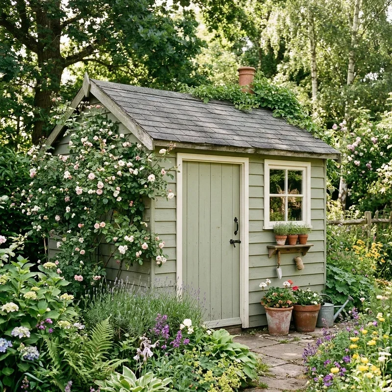 Garden Shed Paint Color Ideas