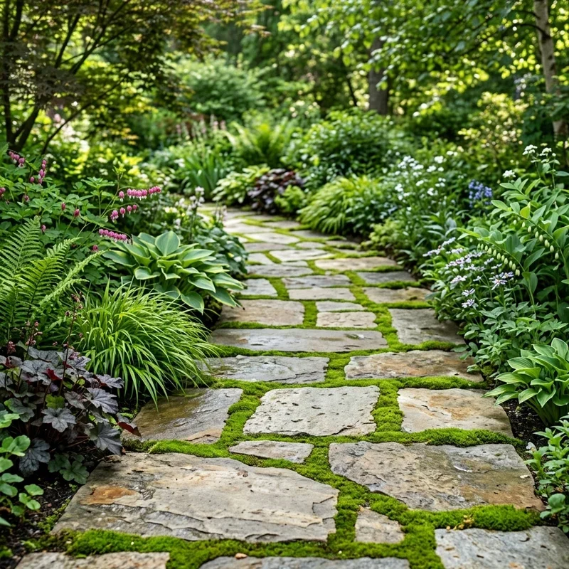 Flagstone Garden Ideas