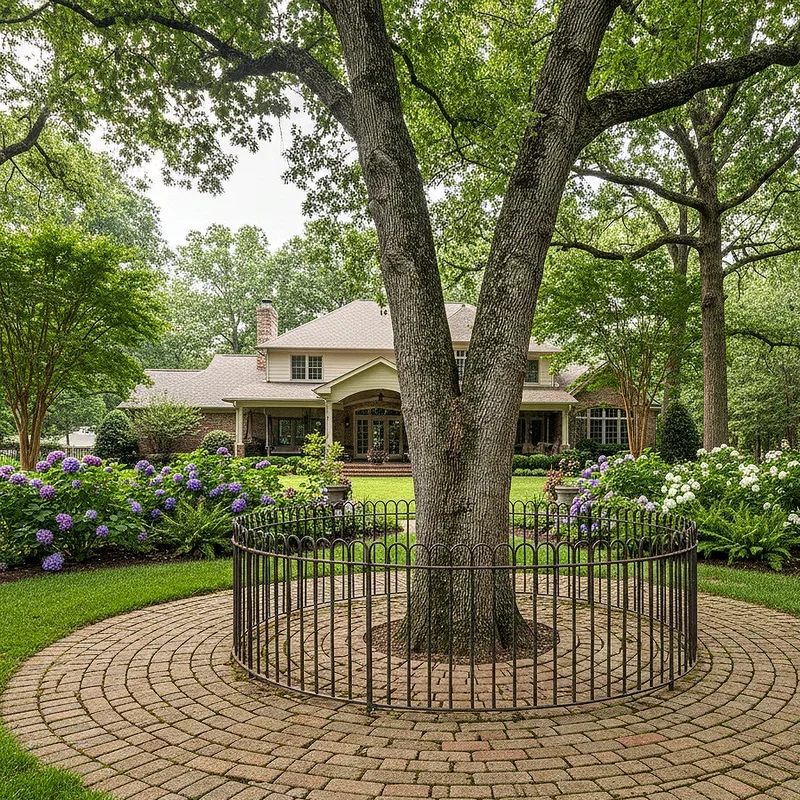 Fence Around Tree Ideas