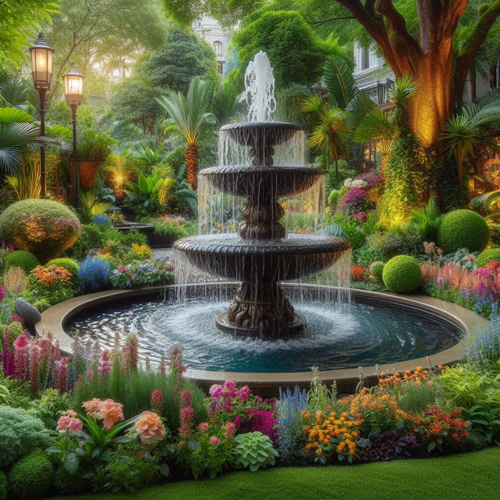 15 Garden Fountain Ideas for a Serene Backyard