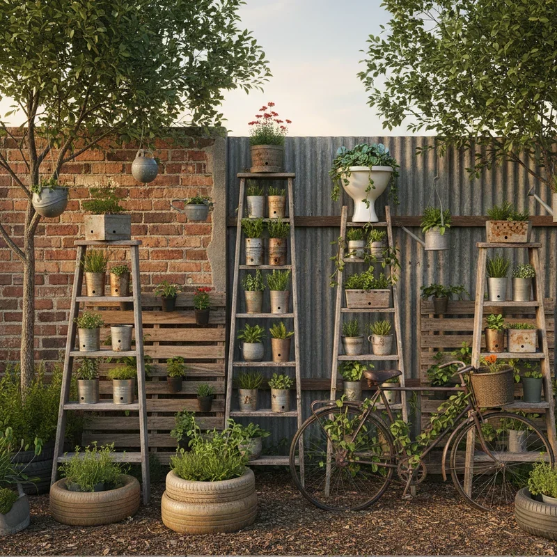 Junk Upcycled Garden Ideas