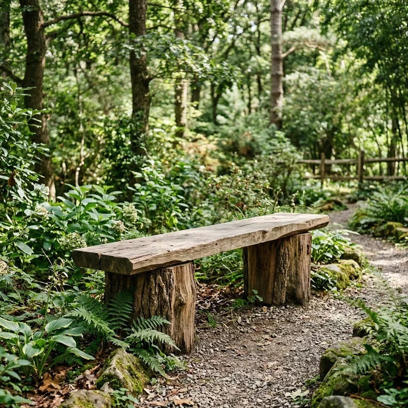 Tree Stump Bench Ideas