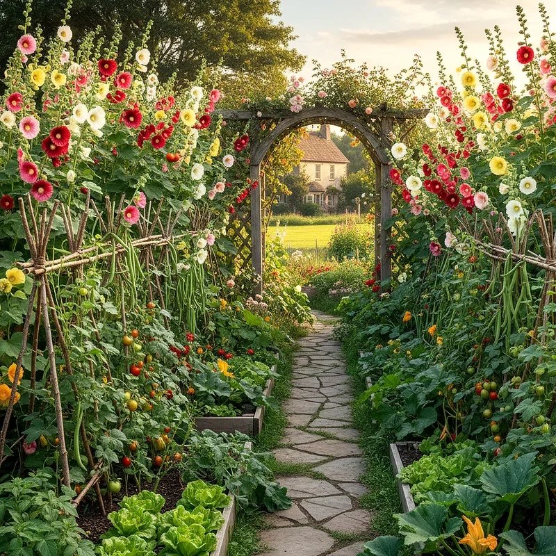 Hollyhock Garden Ideas