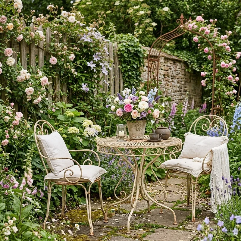 Romantic Shabby Chic Garden Ideas