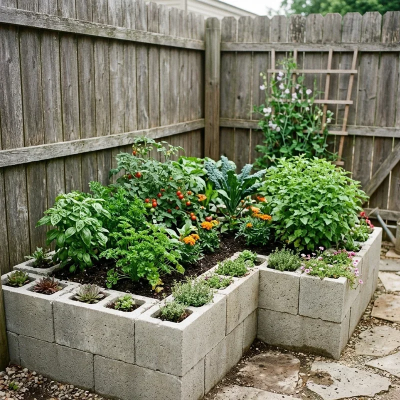 Cinder Block Garden Bed Ideas