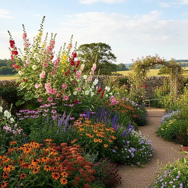 Hollyhock Garden Ideas