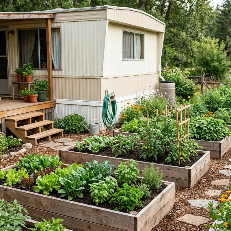 Mobile Home Garden Ideas