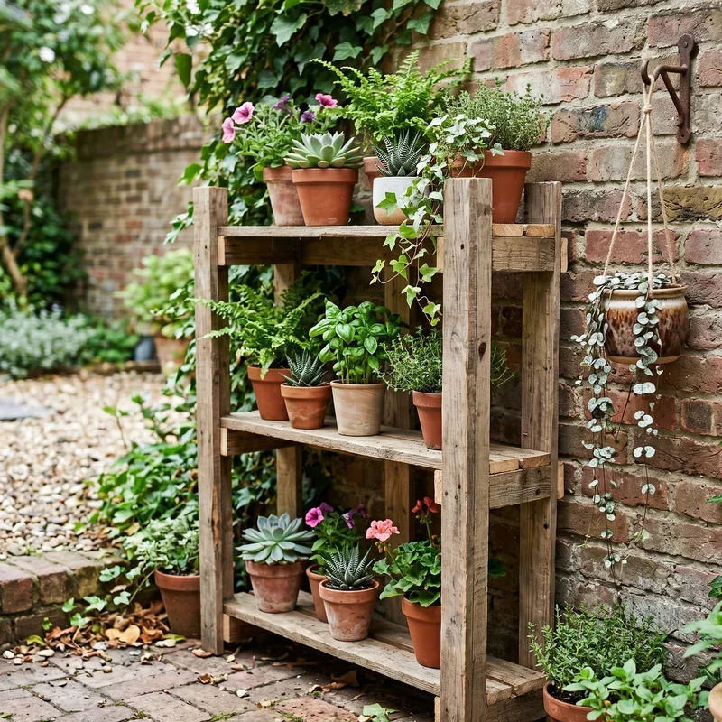 Pallet Plant Stand Ideas