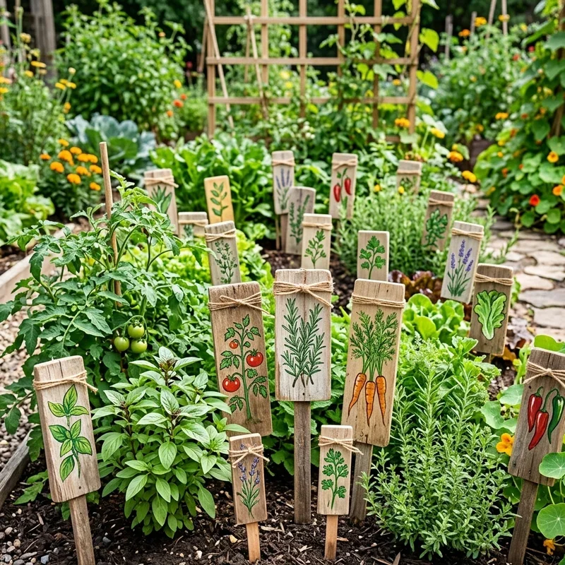Wood Garden Signs Ideas
