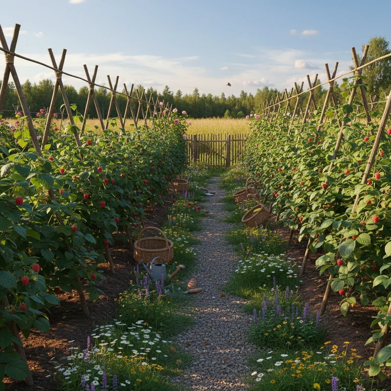 15 Raspberry Garden Ideas for a Lush Backyard Harvest