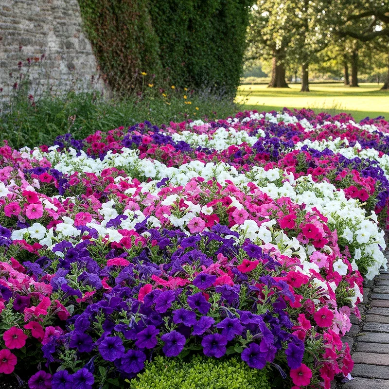 Petunia Flower Bed Ideas