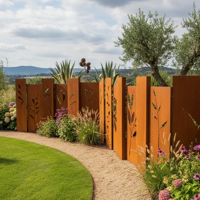 Metal Garden Fence Ideas