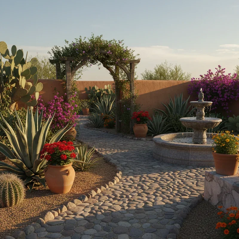 15 Mexican Garden Ideas for Colorful and Lush Outdoor Spaces