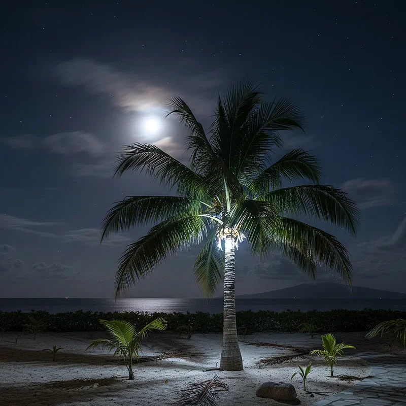 Palm Tree Lighting Ideas