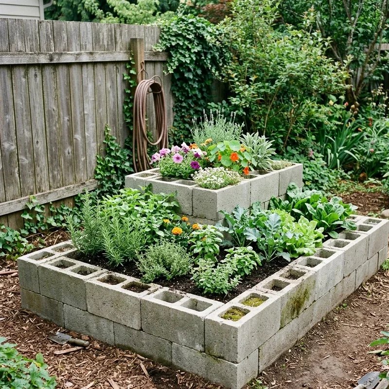Cinder Block Garden Bed Ideas