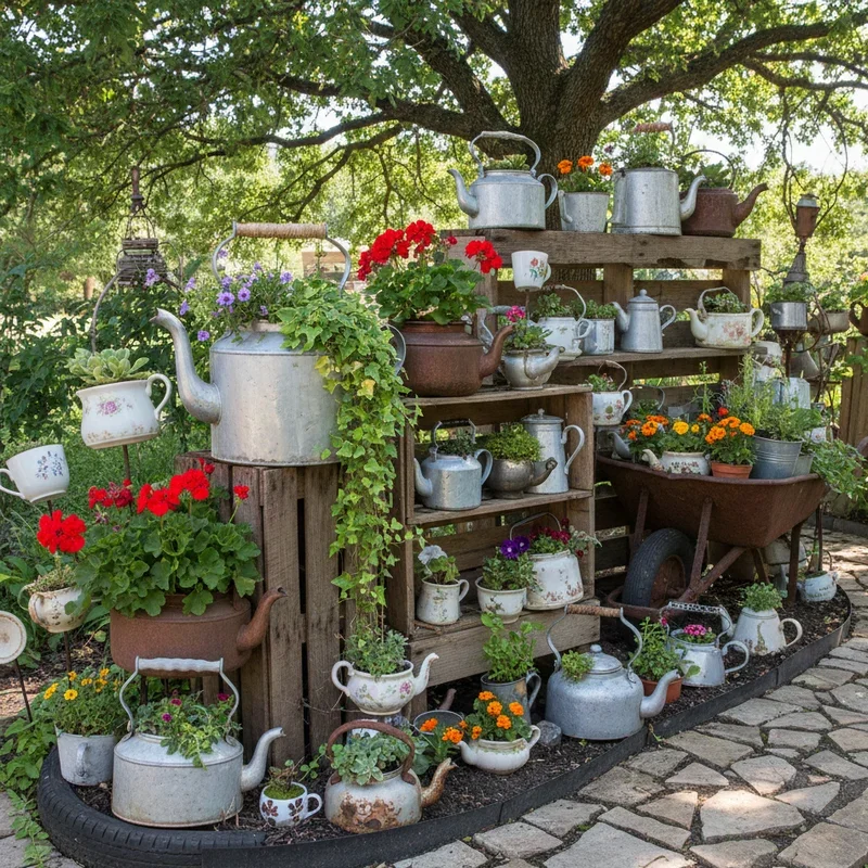Junk Upcycled Garden Ideas