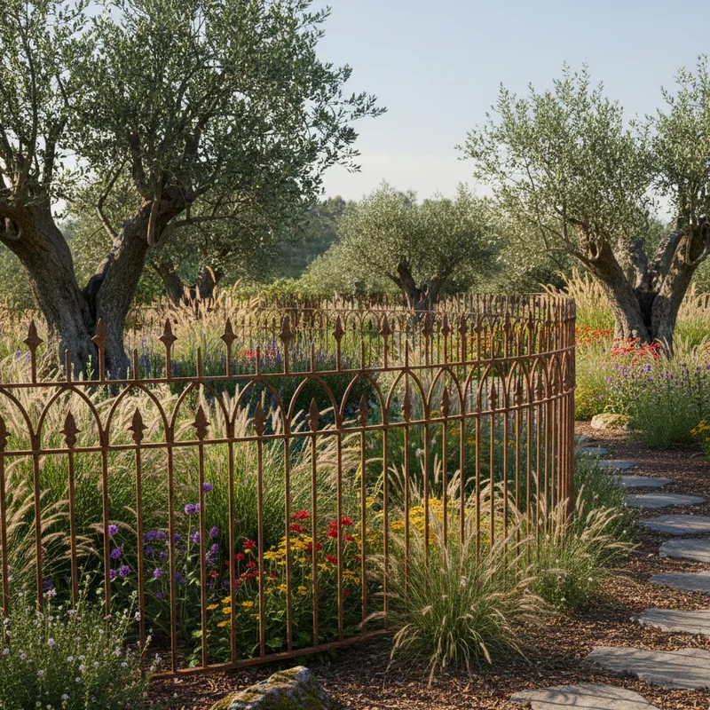 Metal Garden Fence Ideas