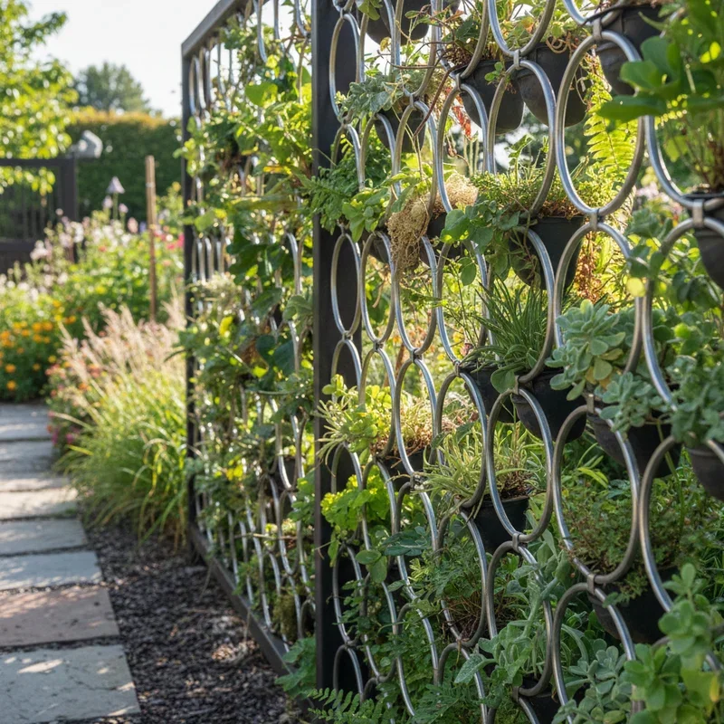 Metal Garden Fence Ideas