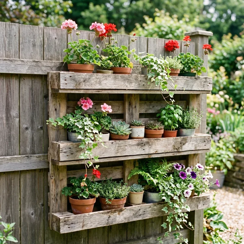 Pallet Plant Stand Ideas