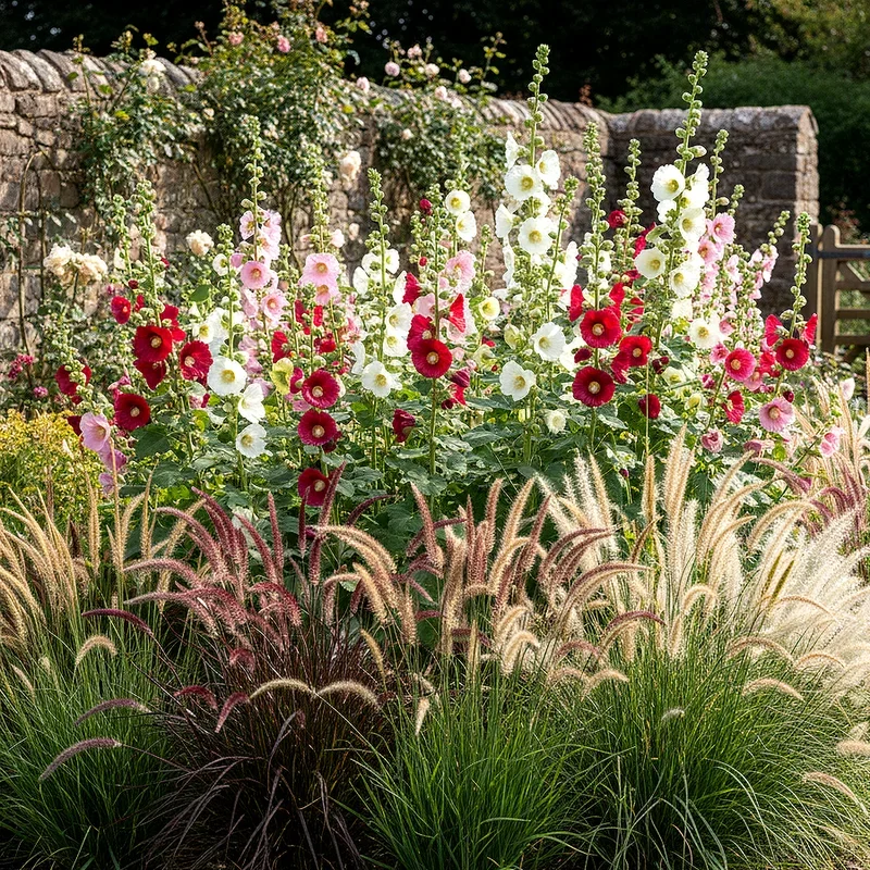 Hollyhock Garden Ideas