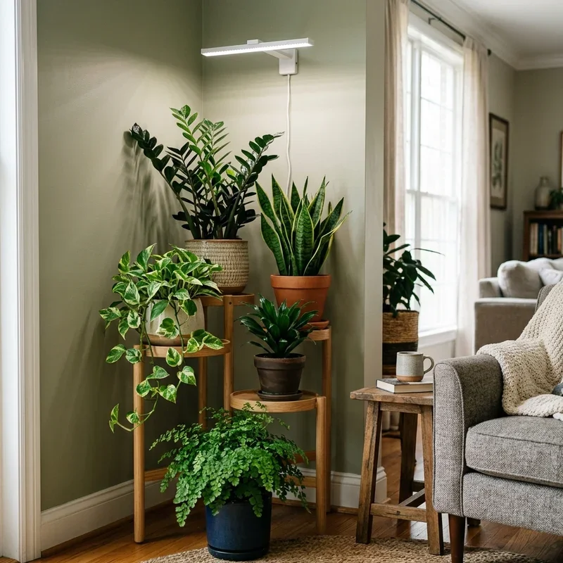 Living Room Plant Corner Ideas