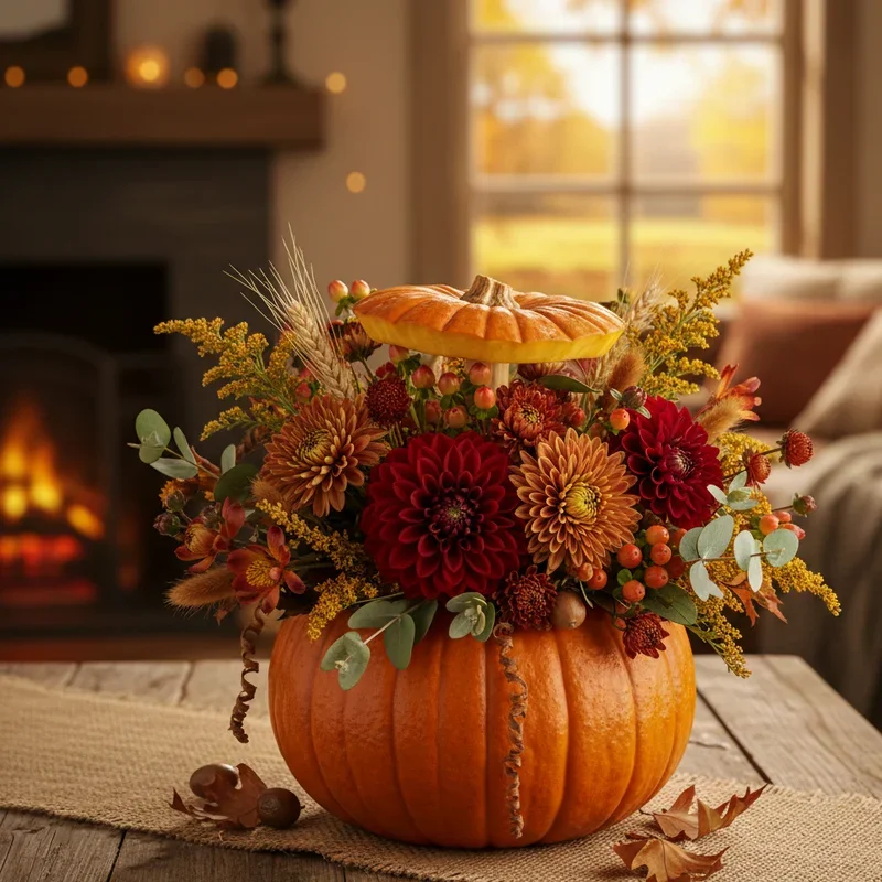 Fall Flower Arrangement Ideas
