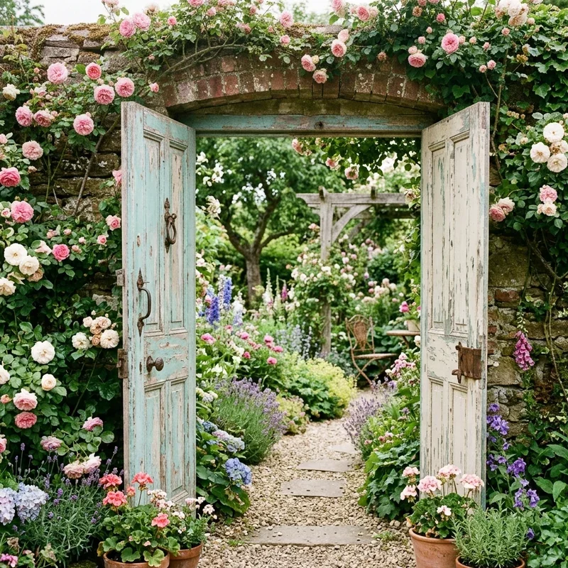 Romantic Shabby Chic Garden Ideas