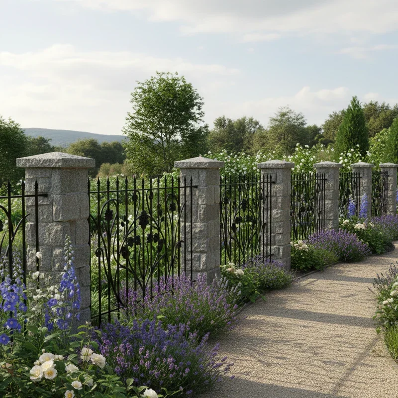 Metal Garden Fence Ideas