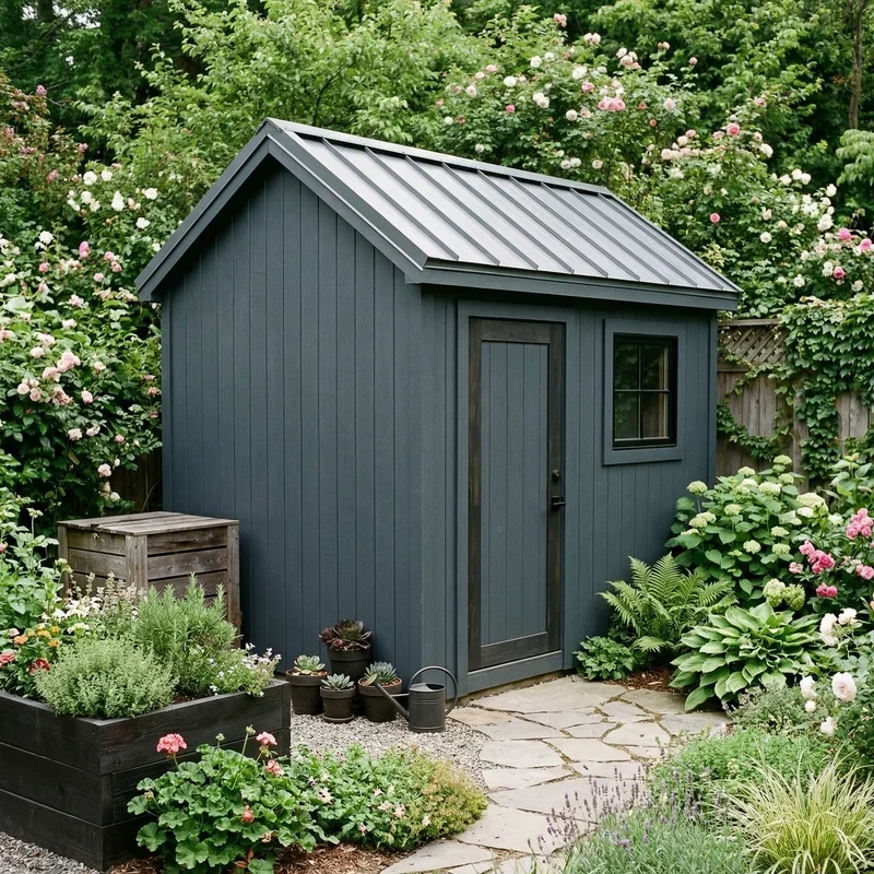 Garden Shed Paint Color Ideas