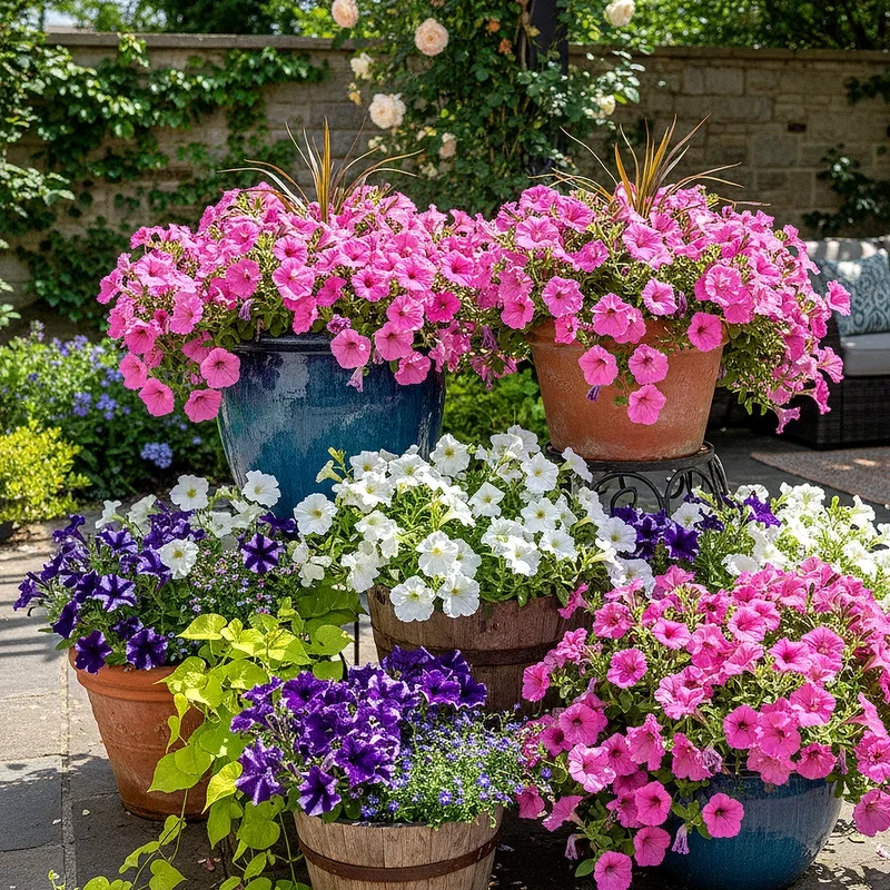Petunia Flower Bed Ideas