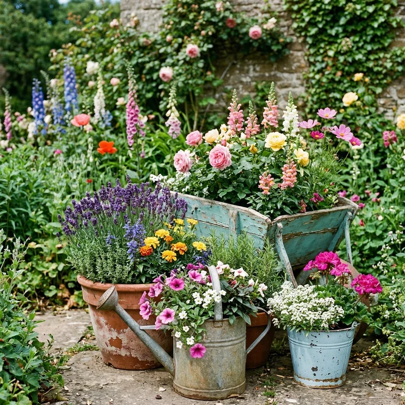 Flower Garden Decor Ideas