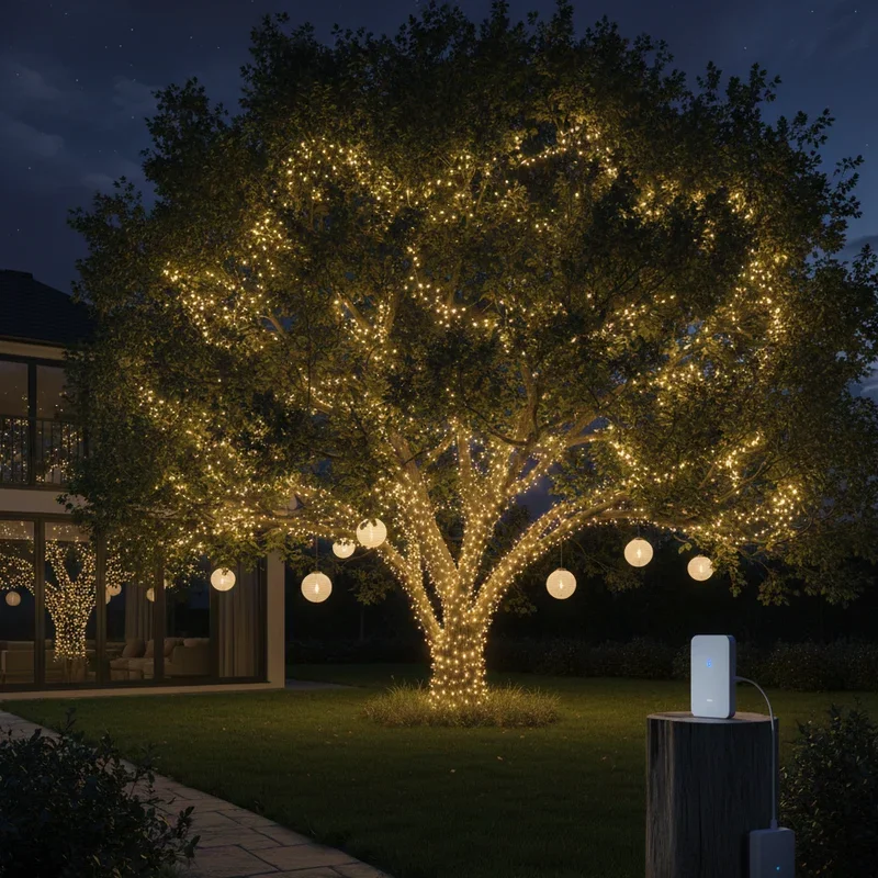 Outdoor Tree Lights Ideas
