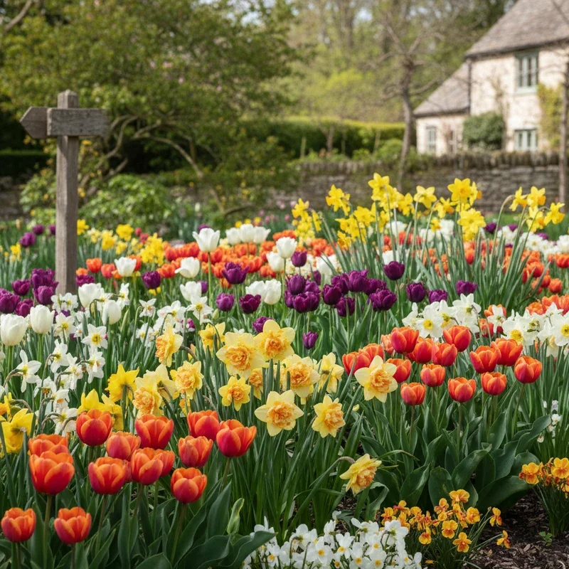 Tulip and Daffodil Garden Ideas