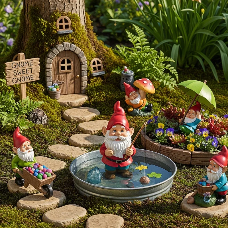 15 Gnome Garden Ideas to Brighten Your Landscape