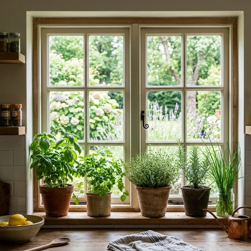 Kitchen Garden Window Ideas