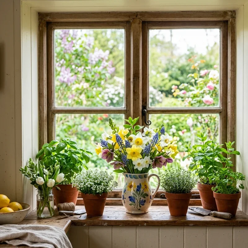 Kitchen Garden Window Ideas