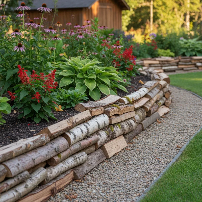 Wood Garden Edging Ideas