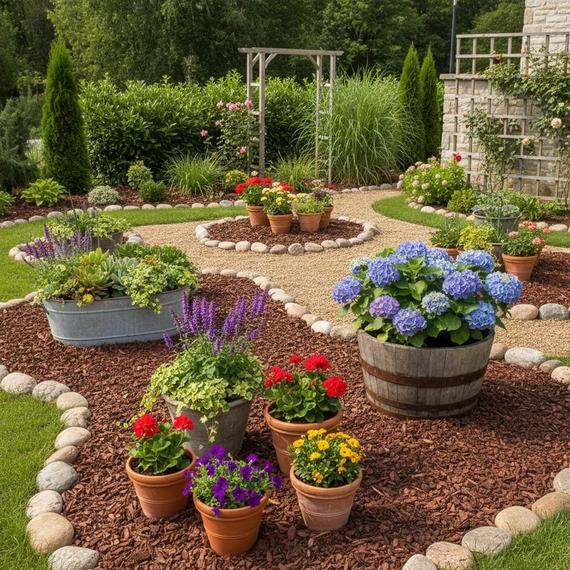 Wood Chip Garden Ideas