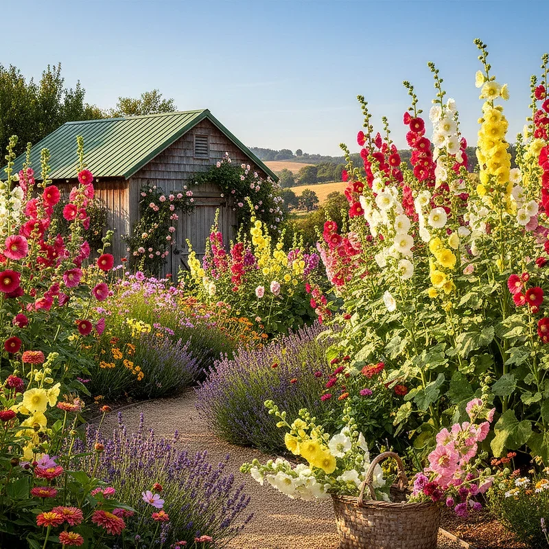Hollyhock Garden Ideas