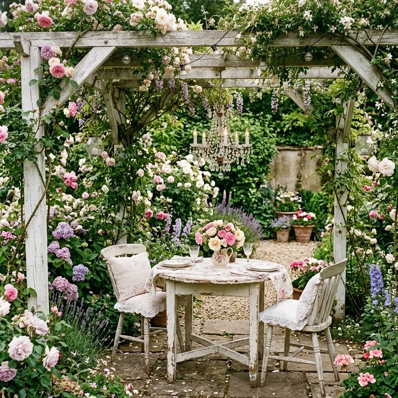 Romantic Shabby Chic Garden Ideas