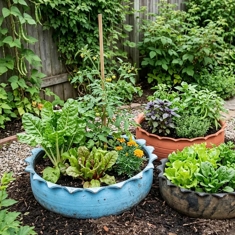 Tire Vegetable Garden Ideas