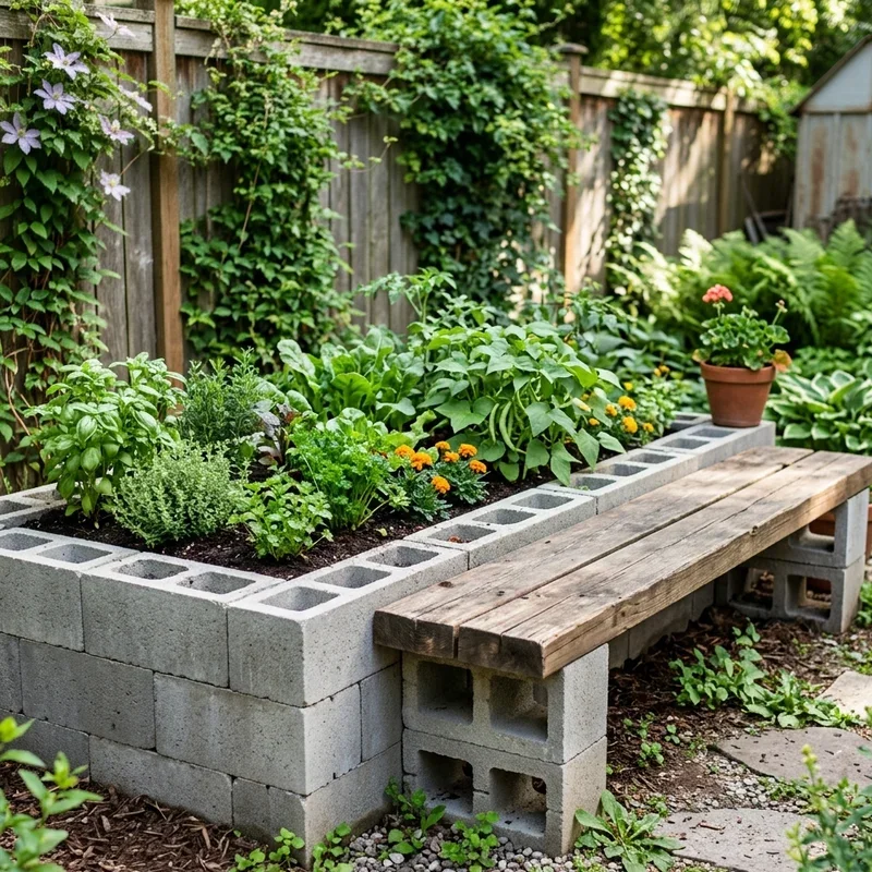 Cinder Block Garden Bed Ideas