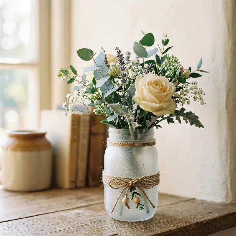Mason Jar Flower Vase Ideas