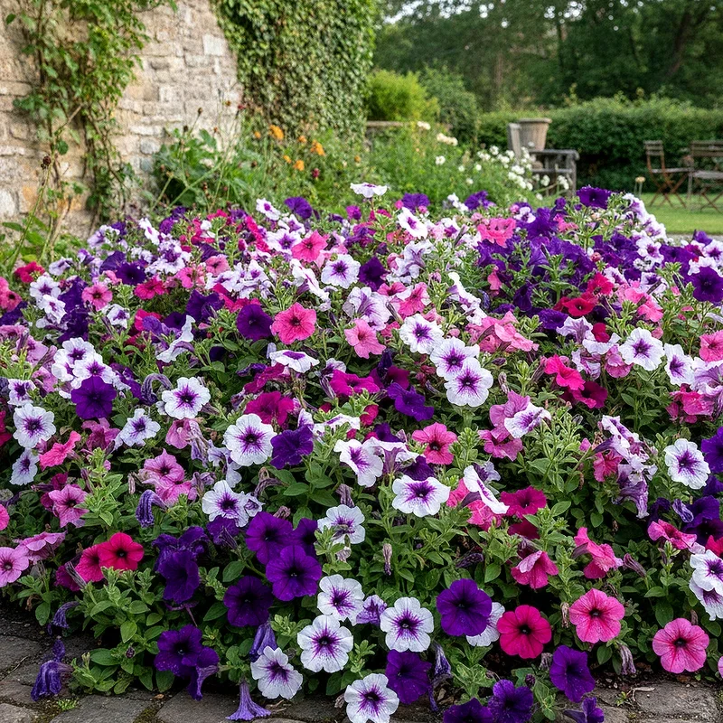 Petunia Flower Bed Ideas