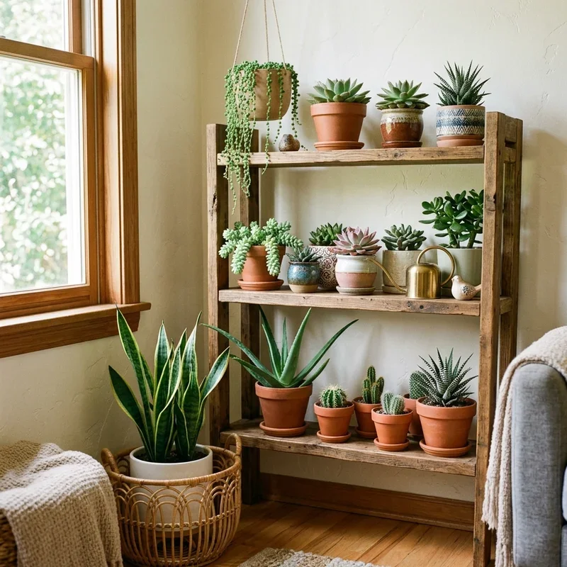 Living Room Plant Corner Ideas