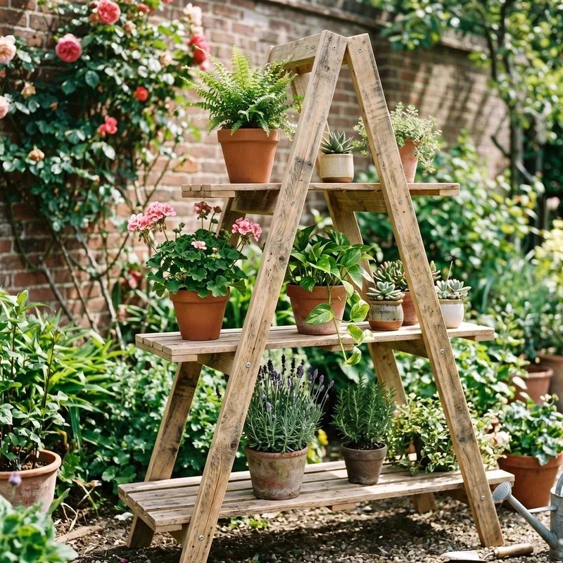 Pallet Plant Stand Ideas